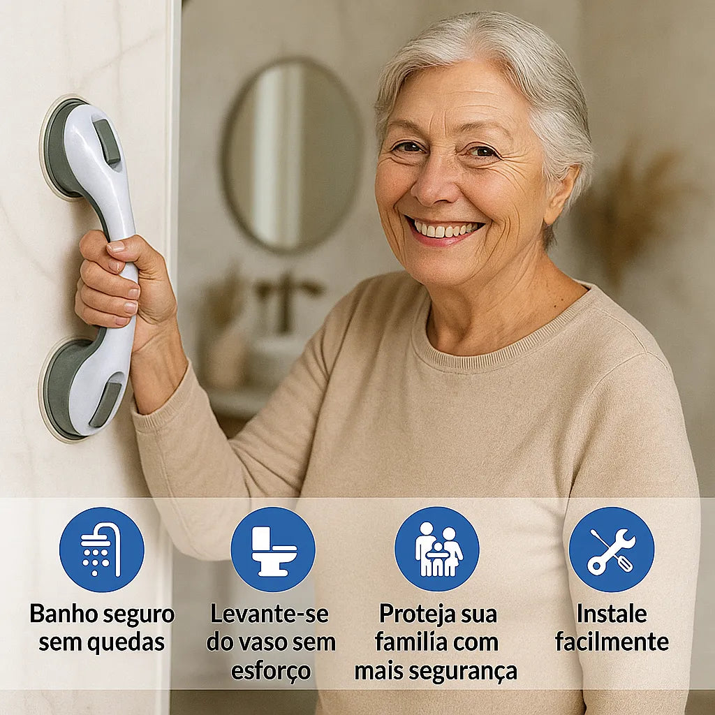 Barra de Apoio Portátil para Banheiro - CurvyOn