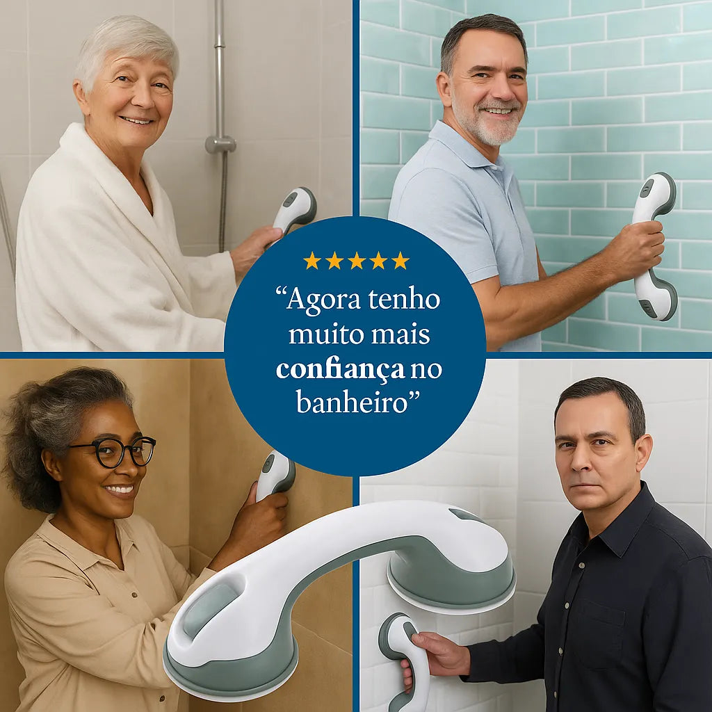 Barra de Apoio Portátil para Banheiro - CurvyOn