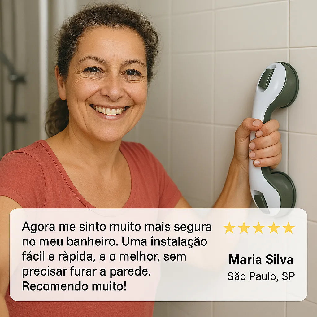 Barra de Apoio Portátil para Banheiro - CurvyOn