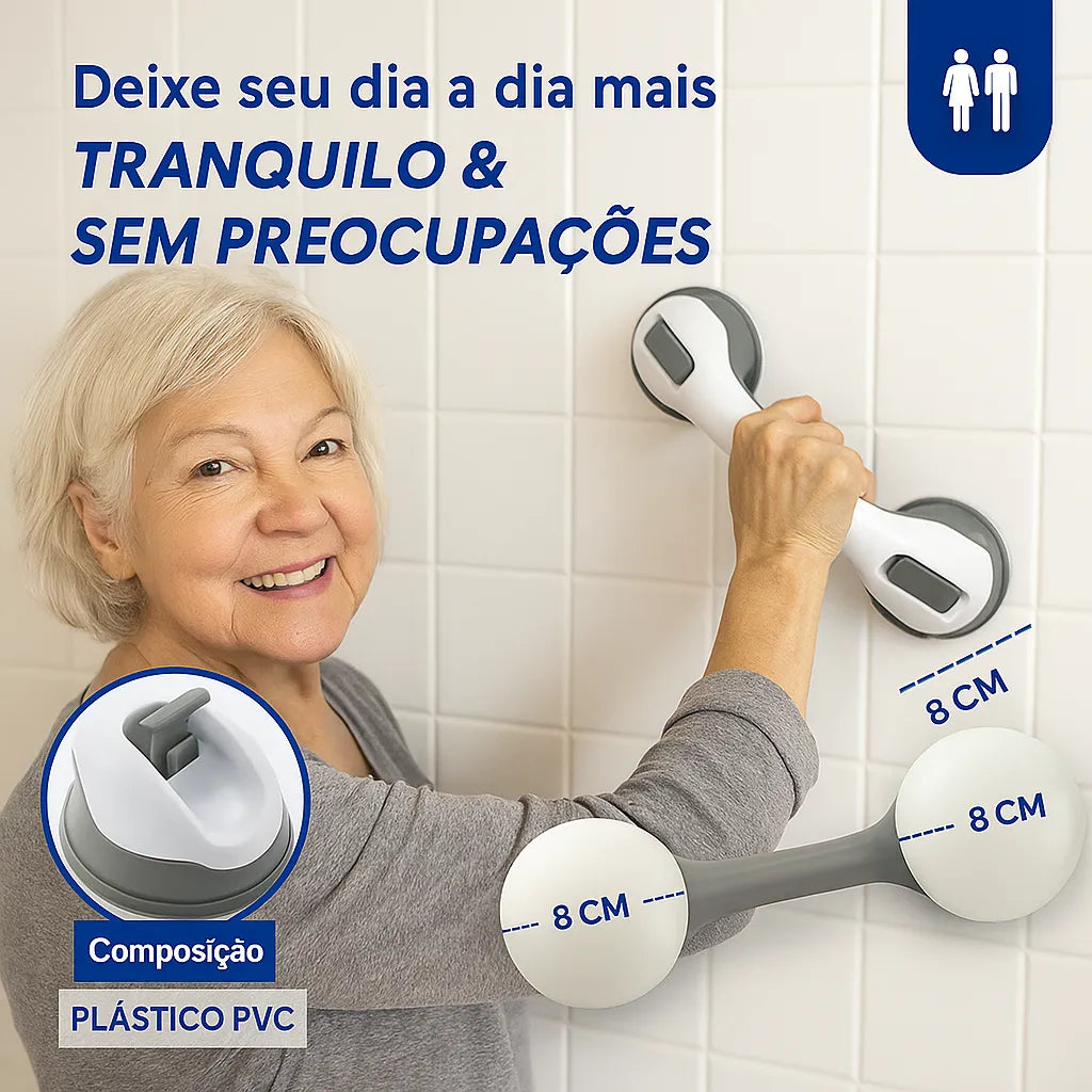 Barra de Apoio Portátil para Banheiro - CurvyOn