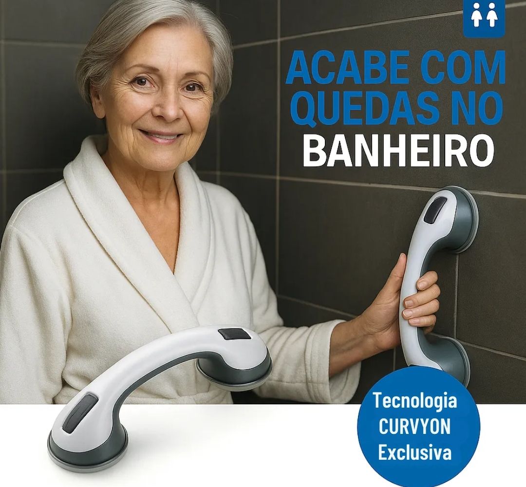 Barra de Apoio Portátil para Banheiro - CurvyOn